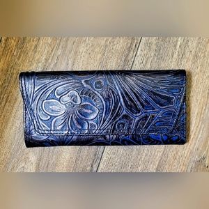 Patricia Nash Romina Wallet in Navy